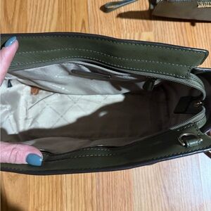 Michael Kors Collection Olive Green Clutch